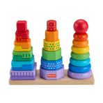 Fisher-Price Wooden Stacking Shape Sorter - Image 3