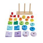 Fisher-Price Wooden Stacking Shape Sorter - Image 2