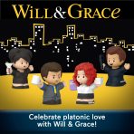 Little People Collector Will And Grace Tv Series Special Edition Set For Adults & Fans, 4 Figures - Image 2