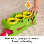 Fisher-Price Sit & Tap Rolligator, Pounding Activity Toy For Baby Crawling Play, 3 Balls & Hammer - Image 3