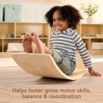 Fisher-Price Montessori Wooden Rockin' Balance Board Learning Activity For Kids, 31.7 inches - Image 3