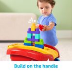 MEGA BLOKS First Builders Block Scooping Wagon With Storage (20 Pieces) For Toddlers - Image 5