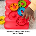 Fisher-Price Drop Through Rock-A-Stack Baby & Toddler Developmental Activity Toy, 5 Coins - Image 5