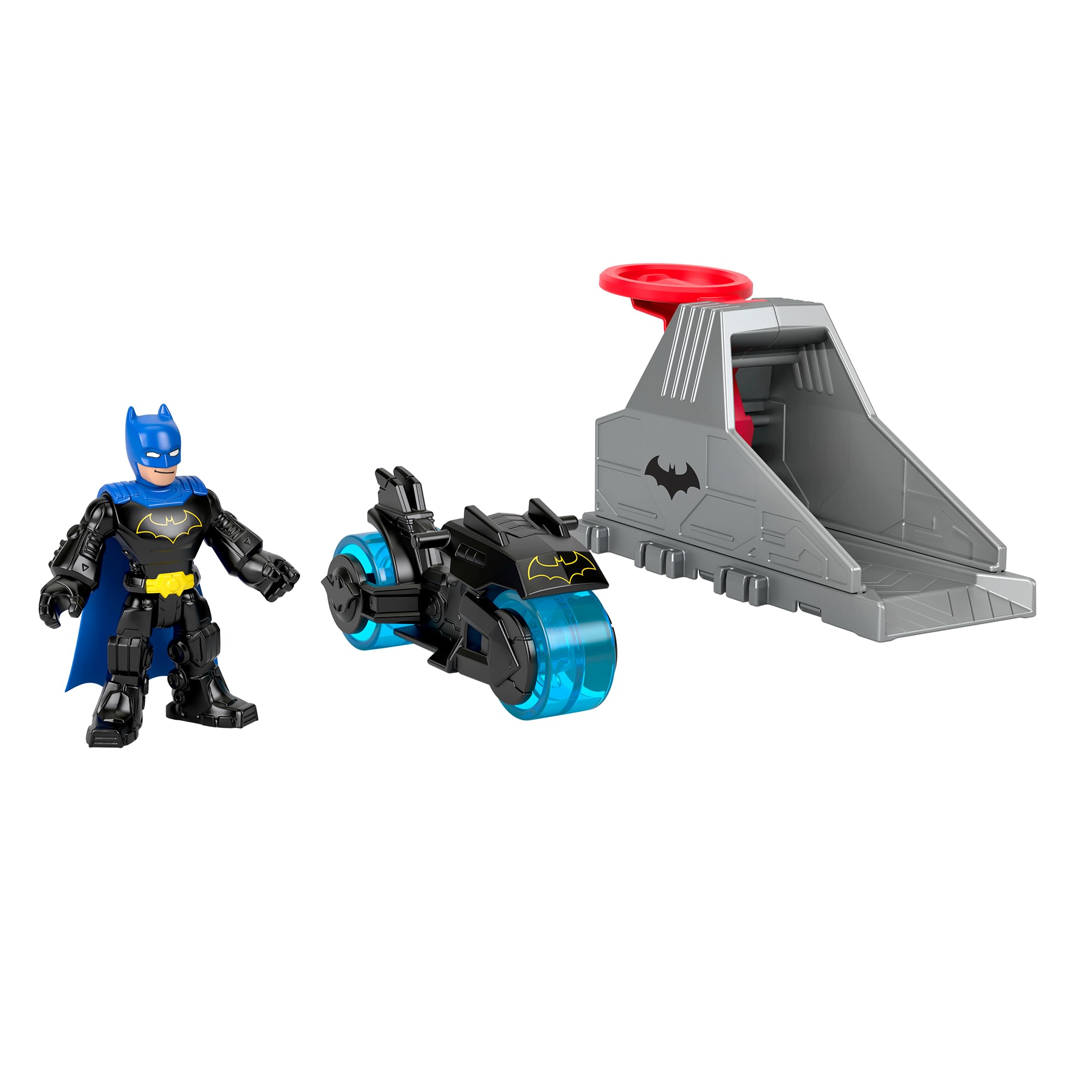 1efefdcf535f38cb7b6e8704165e56035bde2a6e Imaginext DC Super Friends Launcher Set With 3-Inch Batman Action Figure, Toy Vehicle & Housing Unit - Image 1