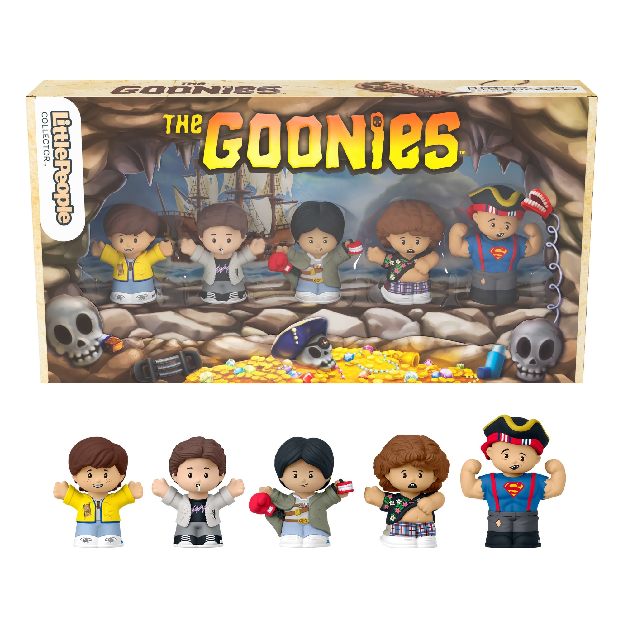 260a212d610479e50c337bd9f0ca7100bc65cf57 Little People Collector The Goonies Special Edition Set For Movie Fans, 5 Figures - Image 1