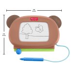 Fisher-Price Friendship Forest Doodle Pro Brown Bear, Magnetic Writing & Drawing Tablet For Kids - Image 6