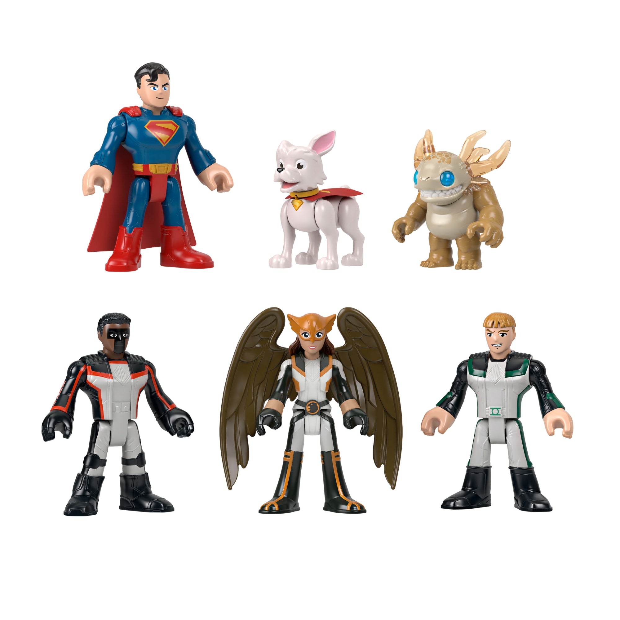 2c5d39f85846f2b3b221ad1ea84b7d298b1626ee_e51341f7-cfe5-4ef6-93c5-bf3cfe62fa8f Fisher-Price Imaginext Superman Action Figure Multipack With 6 Collectible 3-inch Characters - Image 1