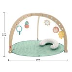 Fisher-Price Wooden Lay And Play Deluxe Activity Gym Baby Playmat With Developmental Toys - Image 6