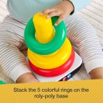 Fisher-Price Rock-A-Stack & Snap Lock Beads Baby Toy Set, Mattel Replay The Classics Collection - Image 3