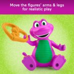 Fisher-Price Barney's World Barney's Friend David & Barney Figure Set For Kids, 3 Toys - Image 4