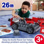MEGA BLOKS Build & Go Race Car Block Toy With Rolling Wheels (26 Pieces) For Kids - Image 2