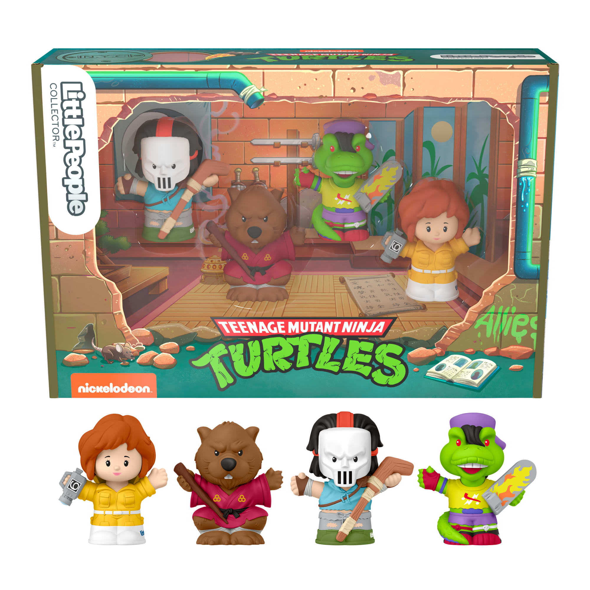 3c295b9457d0315801e307463e2ed346c9da1596 Little People Collector Teenage Mutant Ninja Turtles: Allies Special Edition Set For Adults & Fans - Image 1