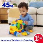 MEGA BLOKS First Builders Build & Count Bus Block Toy (45 Pieces) For Toddler - Image 2