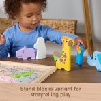 Fisher-Price Wooden Animal Puzzle, Shape-Sorting Activity For Kids, 13 Wood Pieces - Image 4