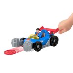 Fisher-Price Imaginext DC Super Friends Metal Force Supermobile Toy Car & Superman Action Figure Set - Image 2