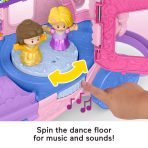 Fisher-Price Little People Disney Princess Pull-Along Musical Carriage Toddler Toy With 2 Figures - Image 4