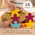 Fisher-Price Montessori Wooden Stacking Shapes Set Of 16 Wood Pieces For Toddlers & Kids - Image 3