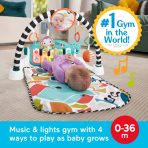 Fisher-Price Glow And Grow Kick & Play Piano Gym Baby Playmat With Musical Learning Toy, Blue - Image 2