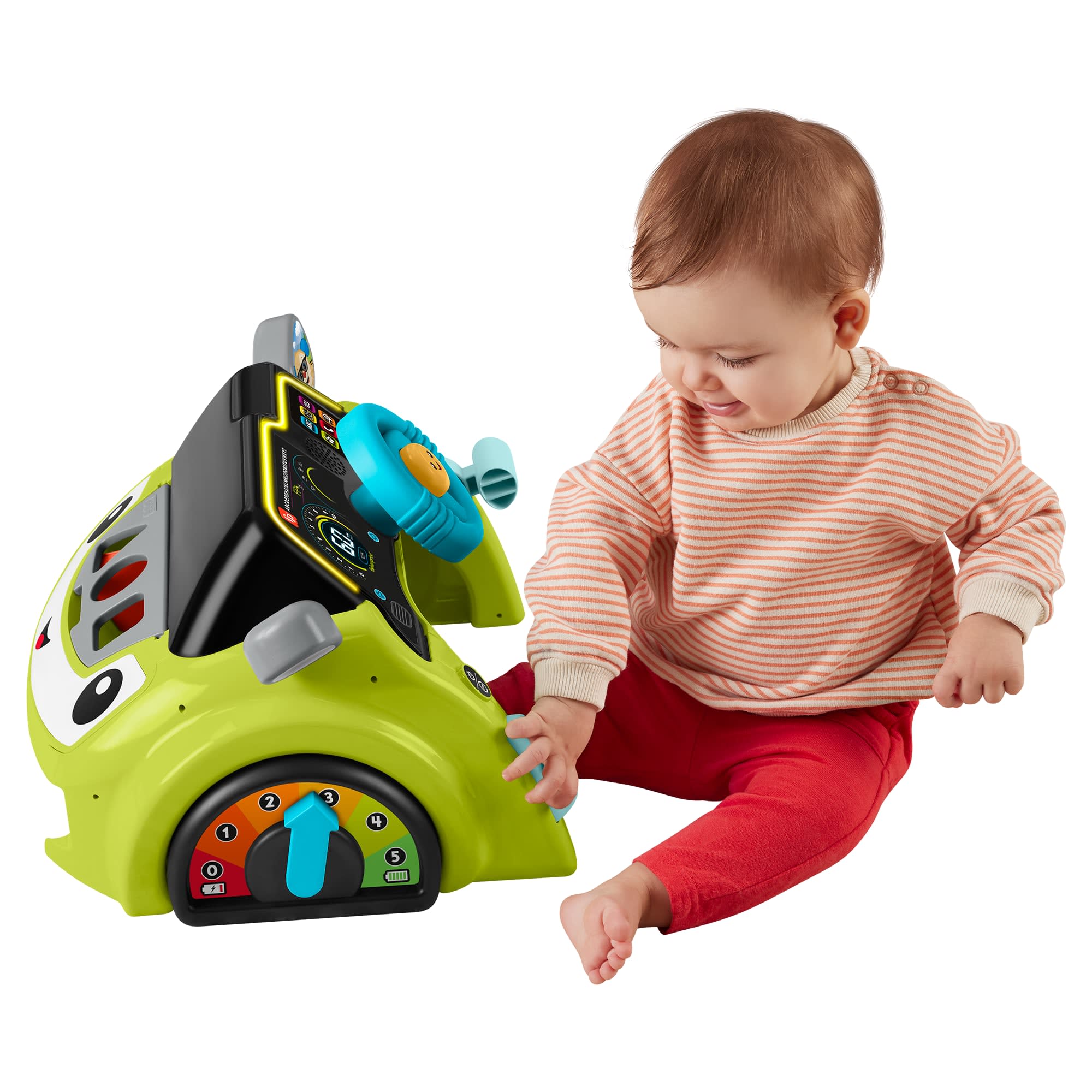 52788f82ce7e22b6559208eb15fc07b2eda706b2 Fisher-Price Laugh & Learn Sit & Steer Driver Activity Center Learning Toy For infants & Toddlers - Image 1