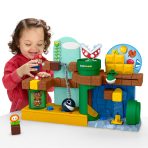 Little People Mario Bros Brinquedo para Bebês FP Little People Playset Mundo Do Mario Bros