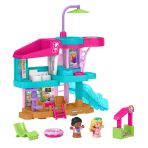 Fisher-Price Little People Barbie Beach House Toddler Playset With Figures & Accessories