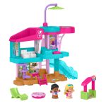 Fisher-Price Little People Barbie Beach House Toddler Playset With Figures & Accessories