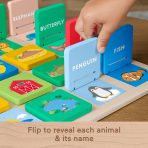 Fisher-Price Wooden Flip & Reveal Busy Activity Board, Learning Toy For Preschool Kids - Image 4