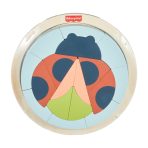 Fisher-Price Tiny Garden Wooden Lady Bug Jigsaw Puzzle For Kids Developmental Play, 18 Wood Pieces - Image 6