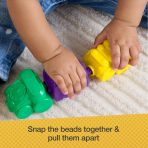 Fisher-Price Rock-A-Stack & Snap Lock Beads Baby Toy Set, Mattel Replay The Classics Collection - Image 4