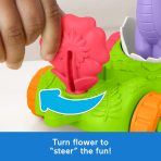 Fisher-Price Little People Dinosaur Parade Egg Car & Figure Set Toddler Toy, 3 Pieces - Image 3