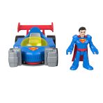Fisher-Price Imaginext DC Super Friends Metal Force Supermobile Toy Car & Superman Action Figure Set - Image 3