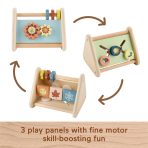 Fisher-Price Wooden Play Time Triangle, 3-Sided Fine Motor Activity Toy For Baby, 1 Wood Piece - Image 4