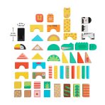 Fisher-Price Wooden Jungle Blocks, Animal-Themed Building Set For Toddlers, 50 Wood Pieces - Image 6