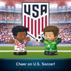 Little People Collector U.S. Soccer Special Edition Set For Sports Fans, 2 Figures - Image 2