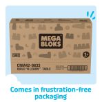 MEGA Bloks First Builders Build 'n Learn Table Block Toy With Storage (30 Pieces) For Toddler - Image 6