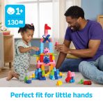MEGA BLOKS First Builders Big Bag Of Blocks Toy Blocks With Storage Bag (130 Pieces) For Toddler - Image 2