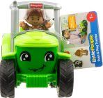 Fisher-Price Little People Push & Play Tractor, Musical Toy Farm Vehicle & 2 Figures For Toddlers, Multilanguage Version - Image 6