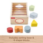 Fisher-Price Wood Flexi Shape Sorter, 7-Piece Wooden Baby & Toddler Activity Toy - Image 5