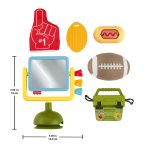 Fisher-Price Mini Me Moments Tiny Tailgater Set, 6-Piece Baby Sensory Activity Toys - Image 6