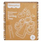 Fisher-Price Montessori Wooden Sorting Tree, Learning Toy & Play Tips For Toddlers, 12 Wood Pieces - Image 6