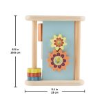 Fisher-Price Wooden Play Time Triangle, 3-Sided Fine Motor Activity Toy For Baby, 1 Wood Piece - Image 6
