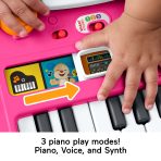 Fisher-Price Laugh & Learn Mix & Learn DJ Table, Baby & Toddler Musical Learning Toy, Pink - Image 3