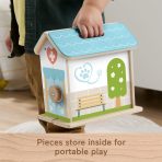 Fisher-Price Wooden On-The-Go Pet Animal Hospital With 6 Play Pieces For Preschool Kids - Image 4
