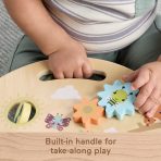 Fisher-Price Wooden Take-Along Activity Station, Wood Busy Board For Baby & Toddler - Image 4