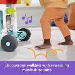 Fisher-Price Laugh & Learn 4-In-1 Snack Cart Push Walker Baby & Toddler Learning Toy, 14 Play Pieces, Multilanguage Version - Image 4