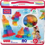 MEGA BLOKS First Builders Big Building Bag Toy Blocks With Storage Bag (80 Pieces) For Toddler - Image 6