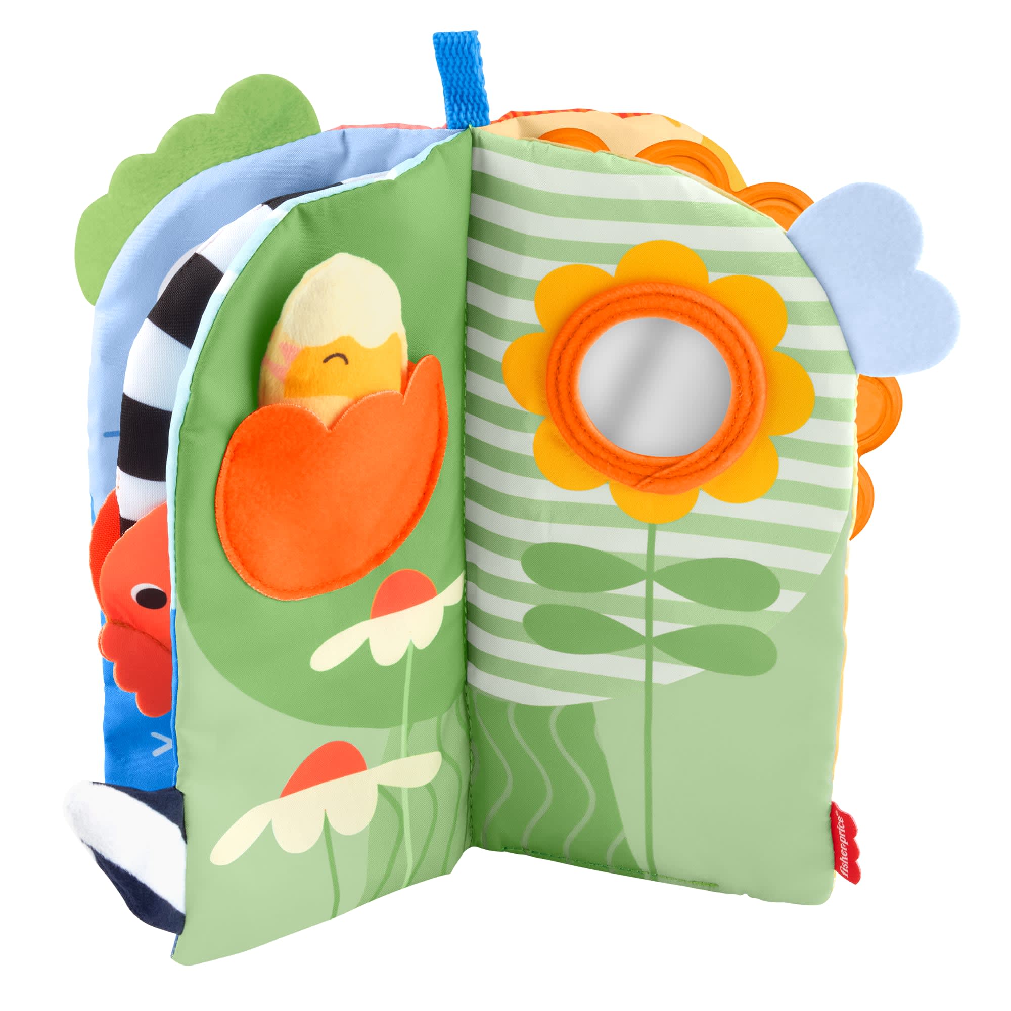 9b4cace7333722edc4d75875ba53aa888b39f545 Fisher-Price Sensory Seasons Soft Book, Newborn Tummy Time Busy Activity For Baby Ages 0+ Months - Image 1