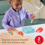 Fisher-Price Wooden Ocean Musical Gift Set For Toddlers & Kids, 6 Wood Pieces - Image 2