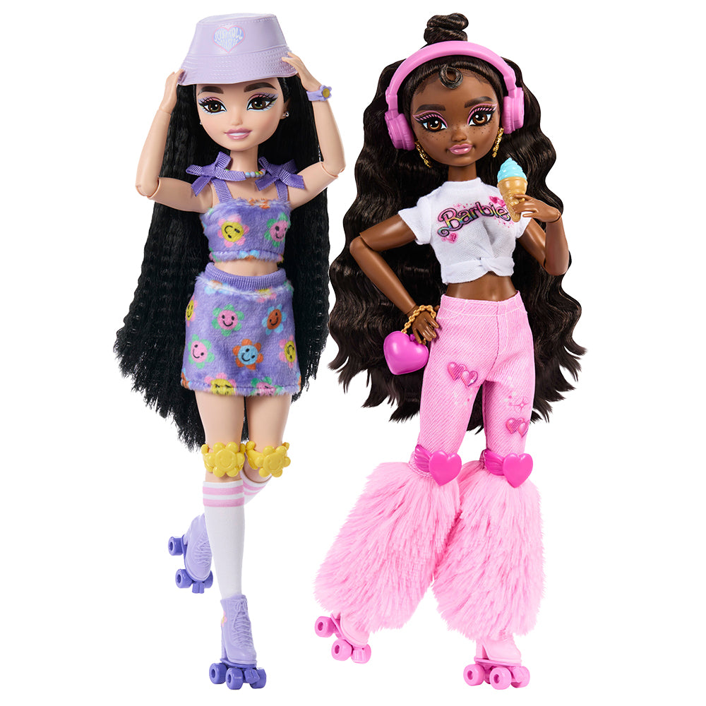 Besties-Roller-Skating-Bundle.jpg Bundle: Barbie Dream Besties Roller Skating 2 Pack - Renee & Brooklyn - Image 1