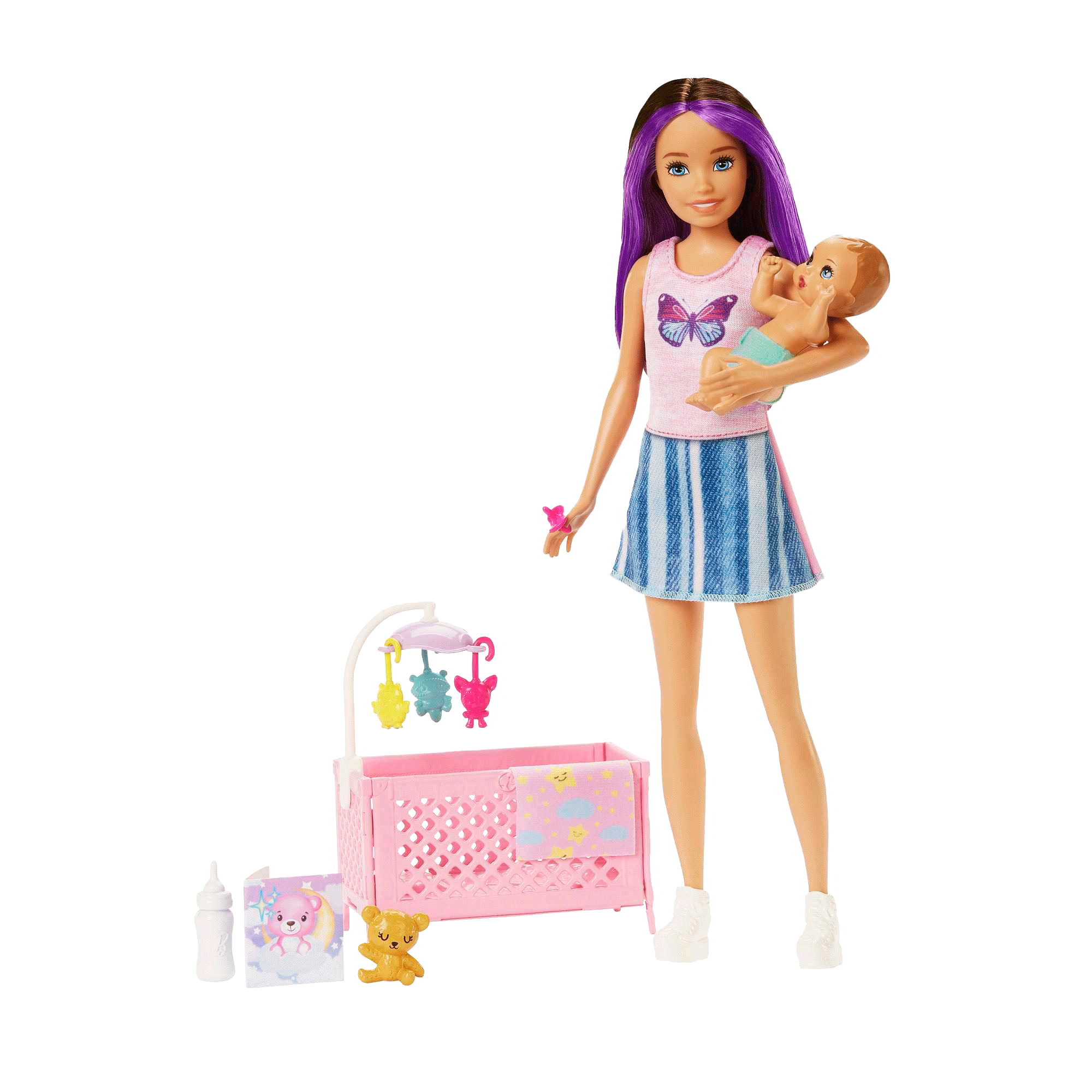 FHY97_2000x2000_233f2505-1520-4ed7-a70b-d5c506d00ed9.gif Barbie Skipper Babysitters Inc Dolls and Playset - Assorted* - Image 1